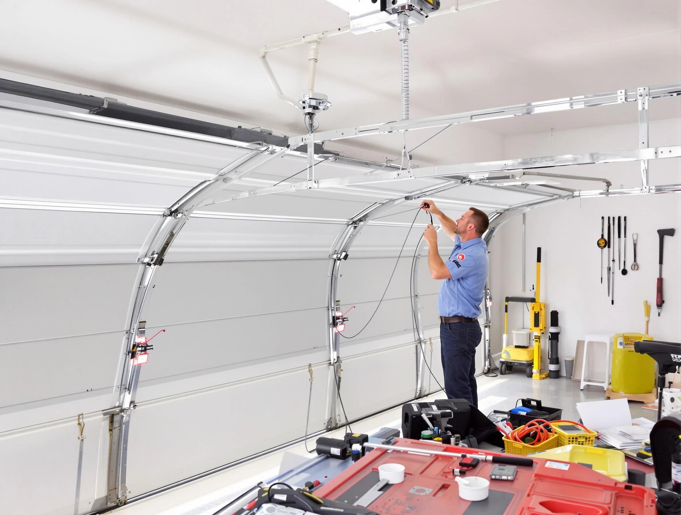 Garage door cable repair service by Conyers Garage Door Repair in Conyers