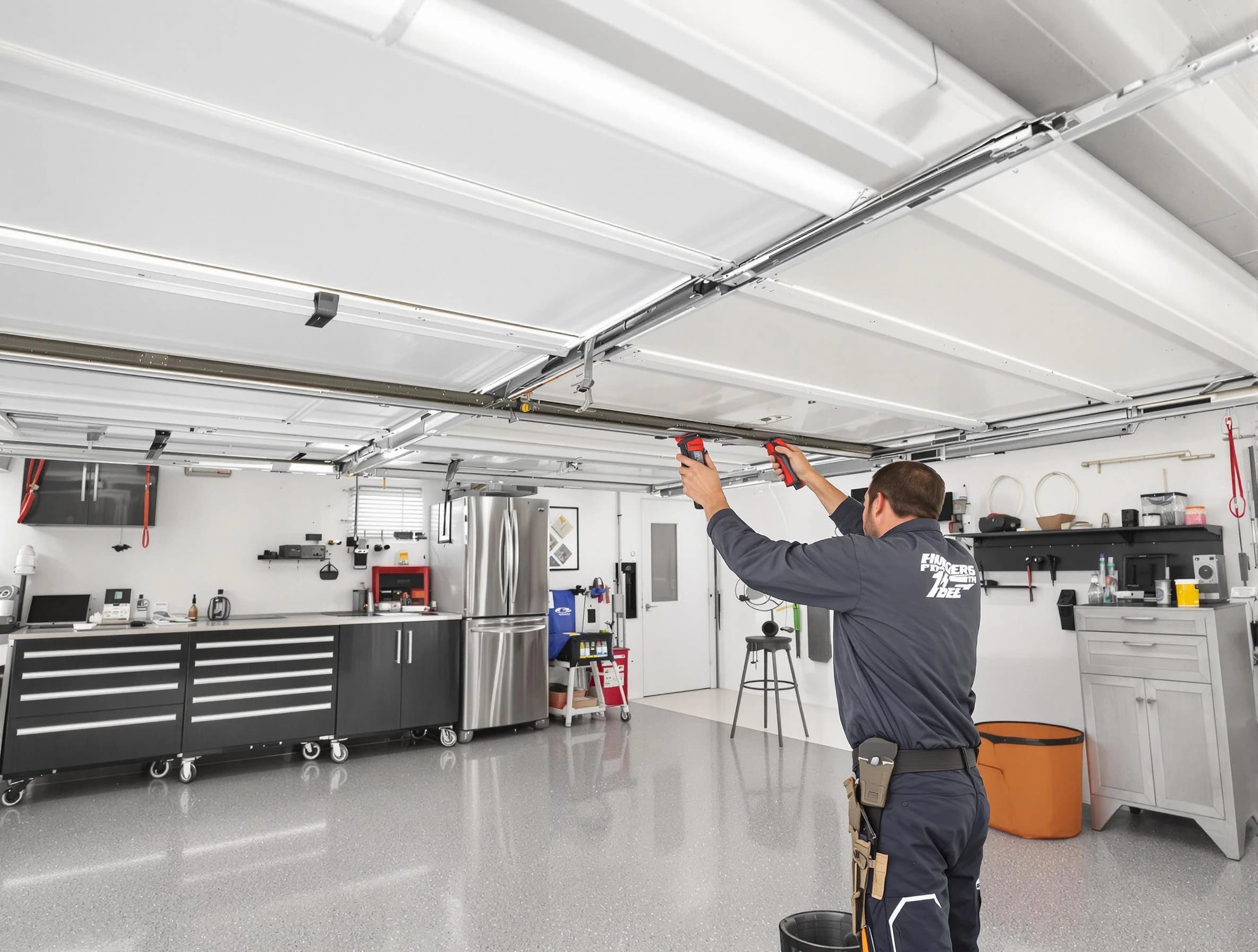 Overhead garage door repair service by Conyers Garage Door Repair in Conyers