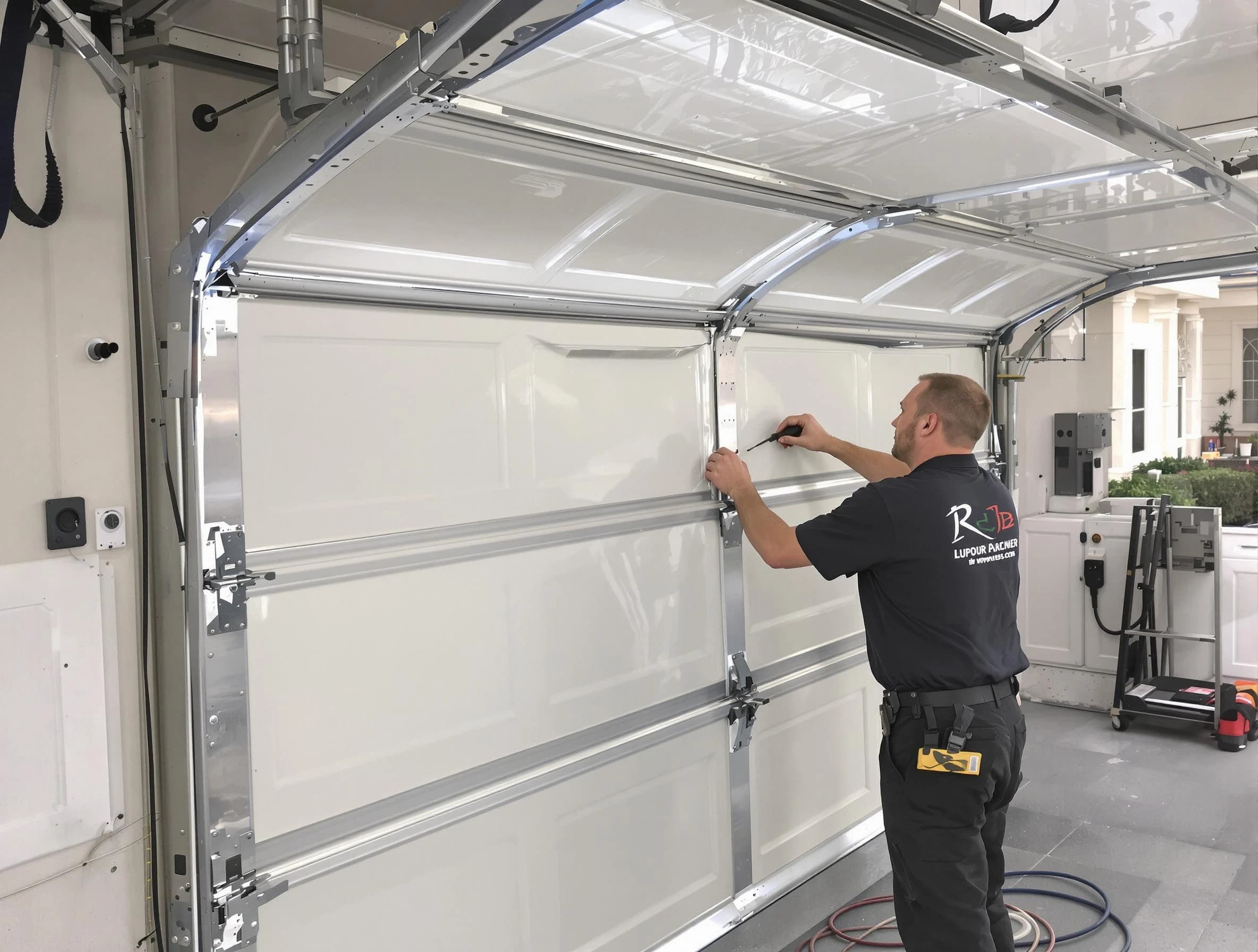 Conyers Garage Door Repair professional performing panel repair in Conyers
