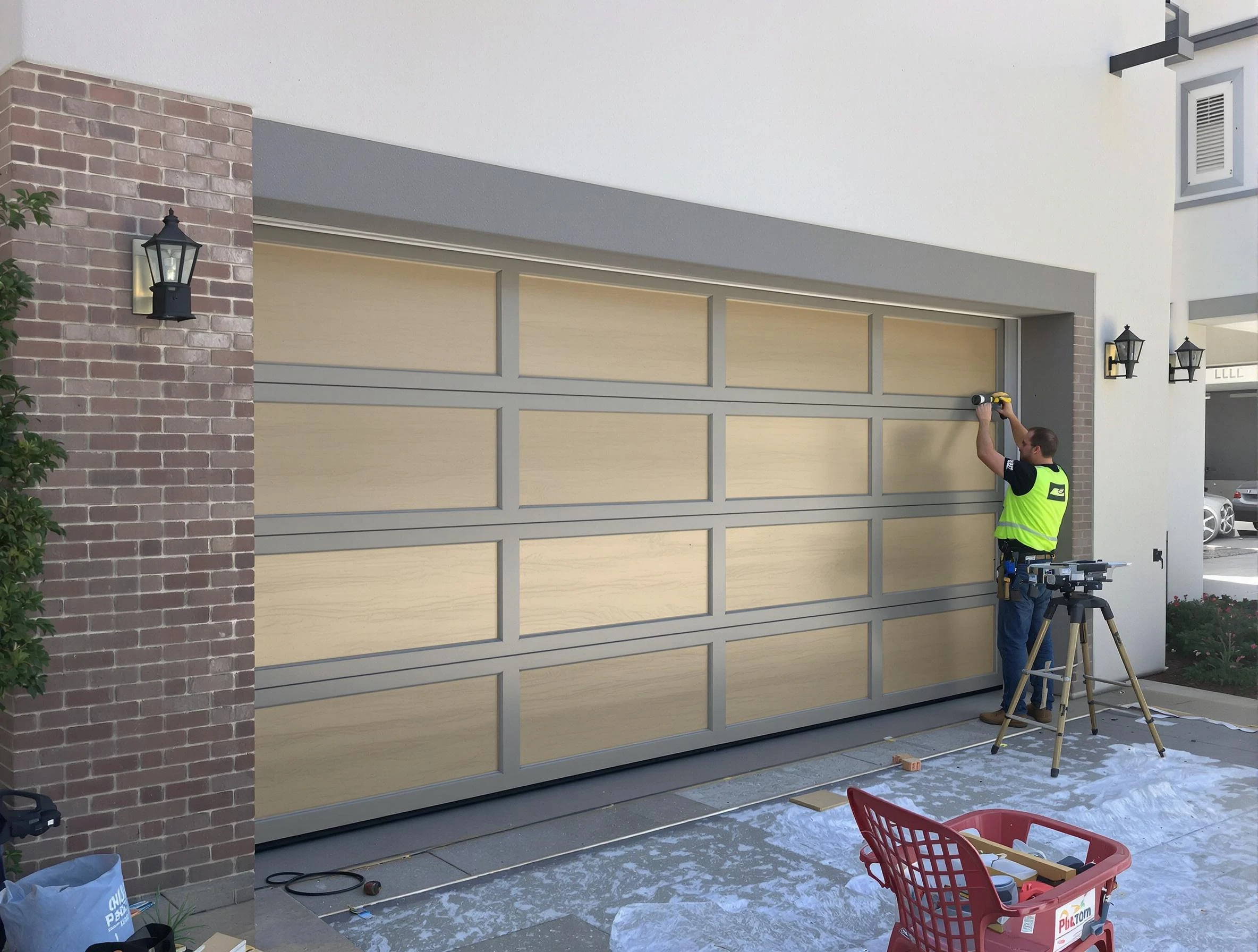 Garage door replacement service by Conyers Garage Door Repair in Conyers
