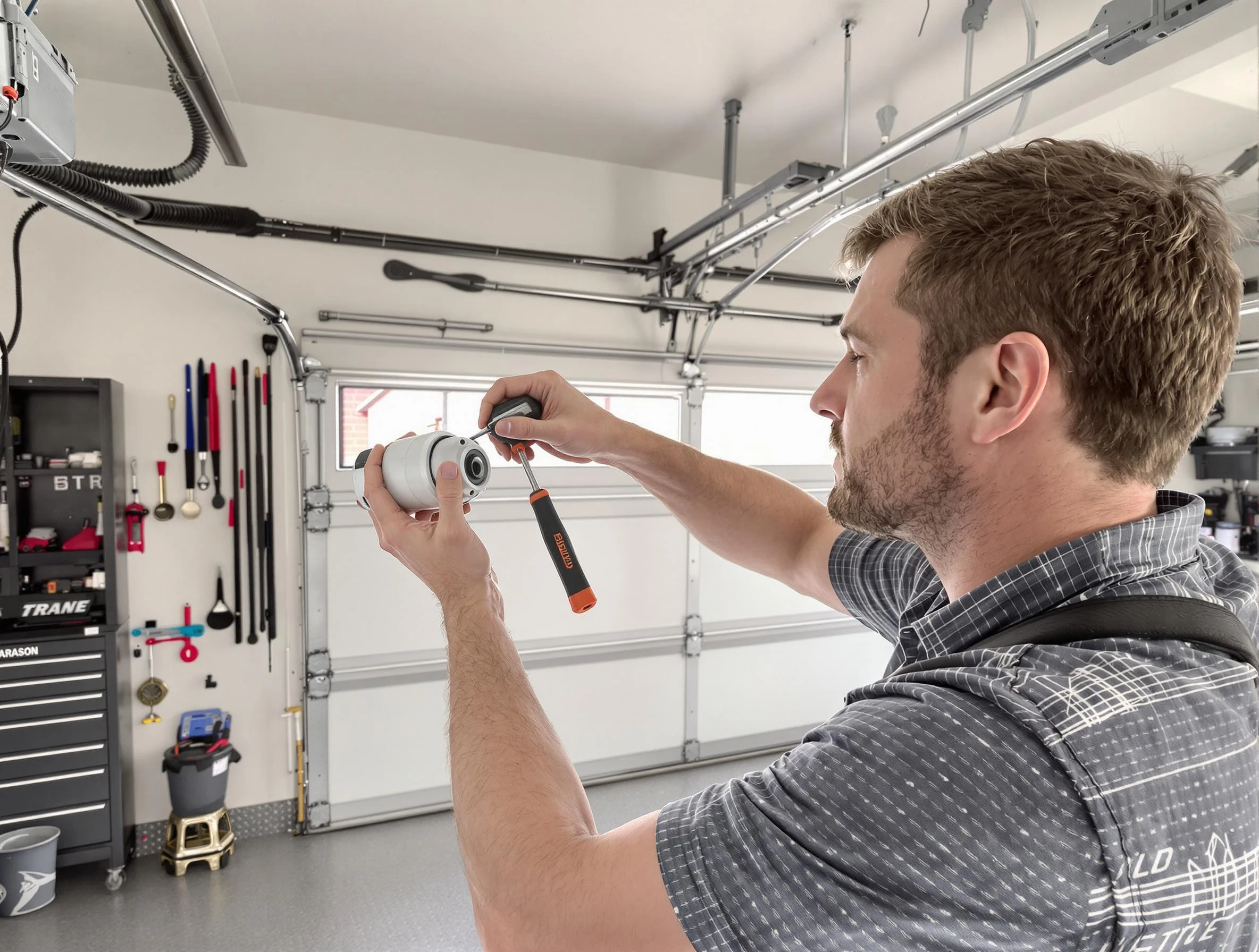 Garage door opener repair service by Conyers Garage Door Repair in Conyers