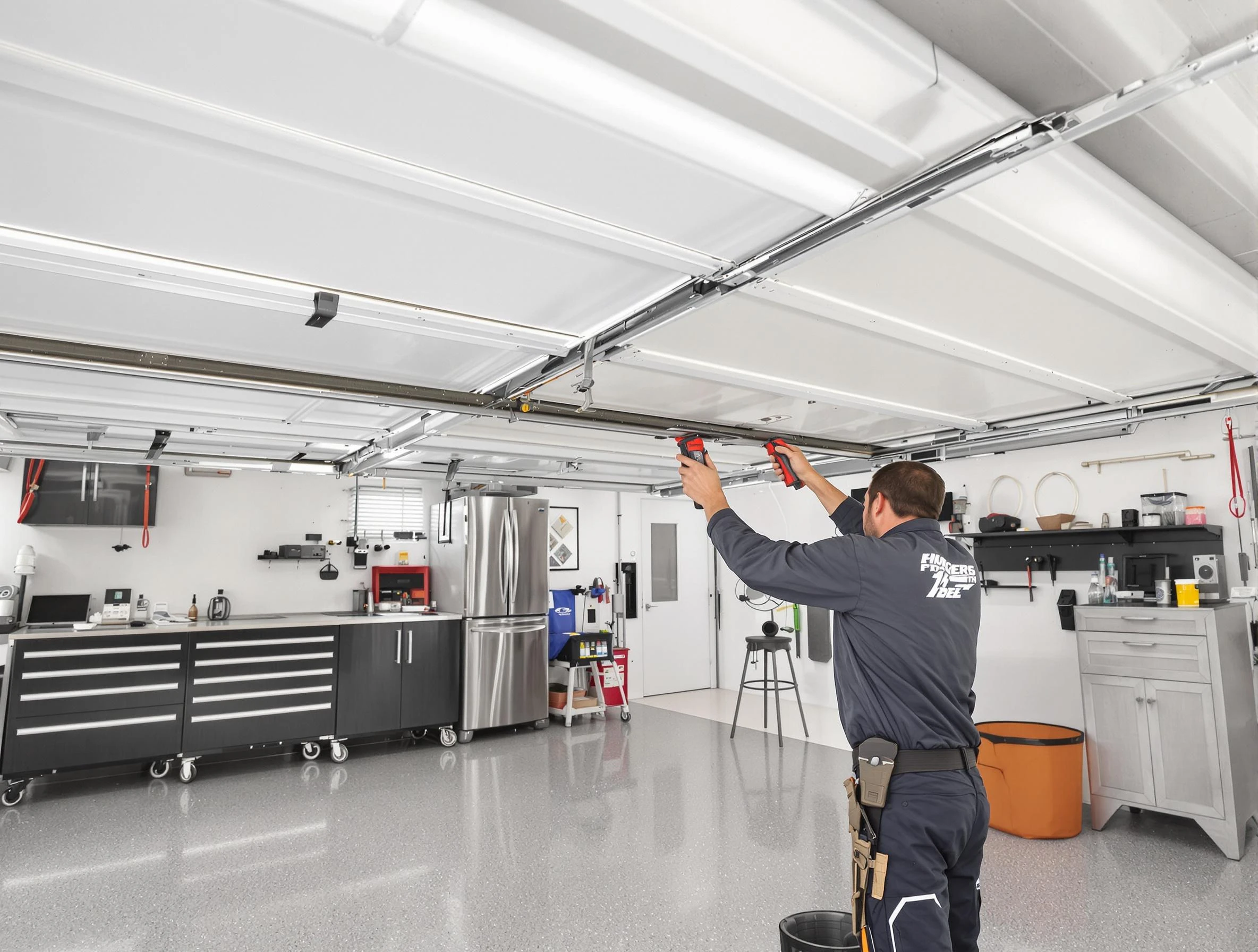 Overhead garage door repair service by Conyers Garage Door Repair in Conyers